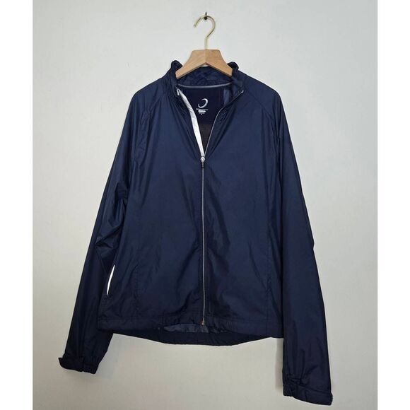Zero Restriction Tour Series Golf Jacket Mens Size Small Navy Full Zip Stretch - Picture 1 of 7